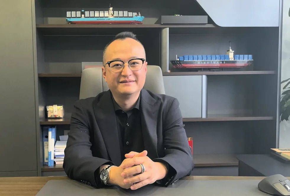 Wu Haiou, chairman of Shanghai Jinggang Supply Chain Technology Co., Ltd., was interviewed by China Shipping Weekly